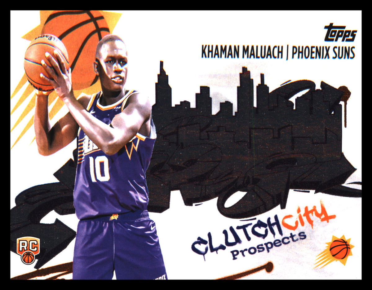 2025-26 Topps Clutch City Prospects #CC-10 Khaman Maluach - Veteran Sports Cards FL