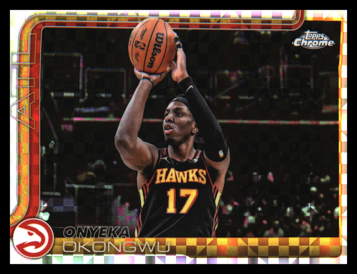 2025-26 Topps Chrome X-Fractor #21 Onyeka Okongwu - Veteran Sports Cards FL
