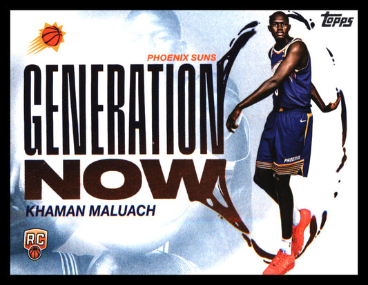 2025-26 Topps Generation Now #GN-10 Khaman Maluach - Veteran Sports Cards FL