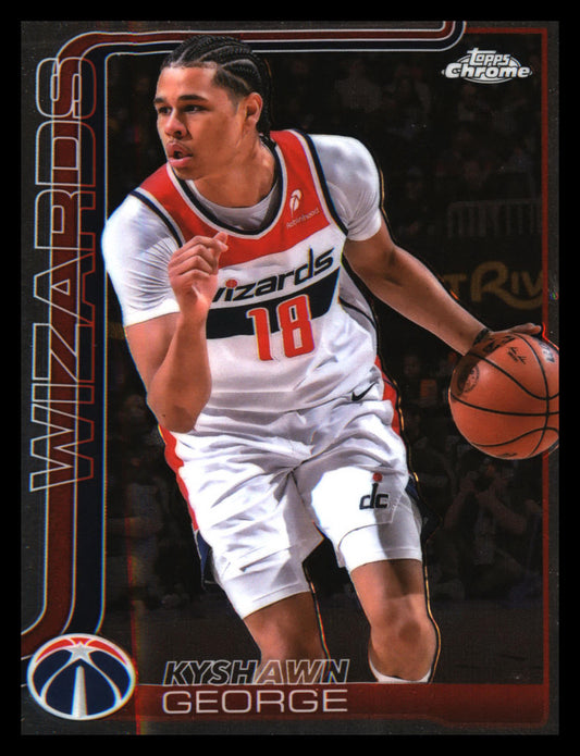 2025-26 Topps Chrome #237 Kyshawn George - Veteran Sports Cards FL