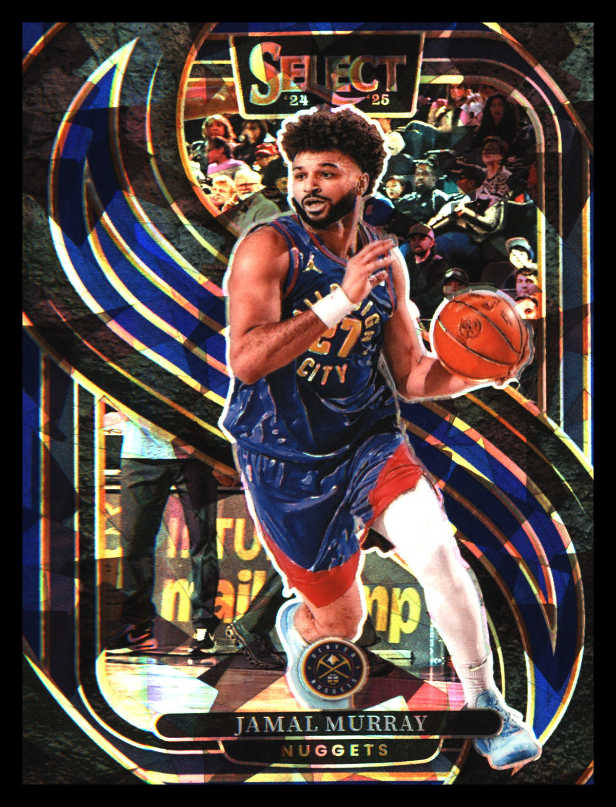 2024-25 Panini Select Blue Cracked Ice Prizm #120 Jamal Murray - Veteran Sports Cards FL