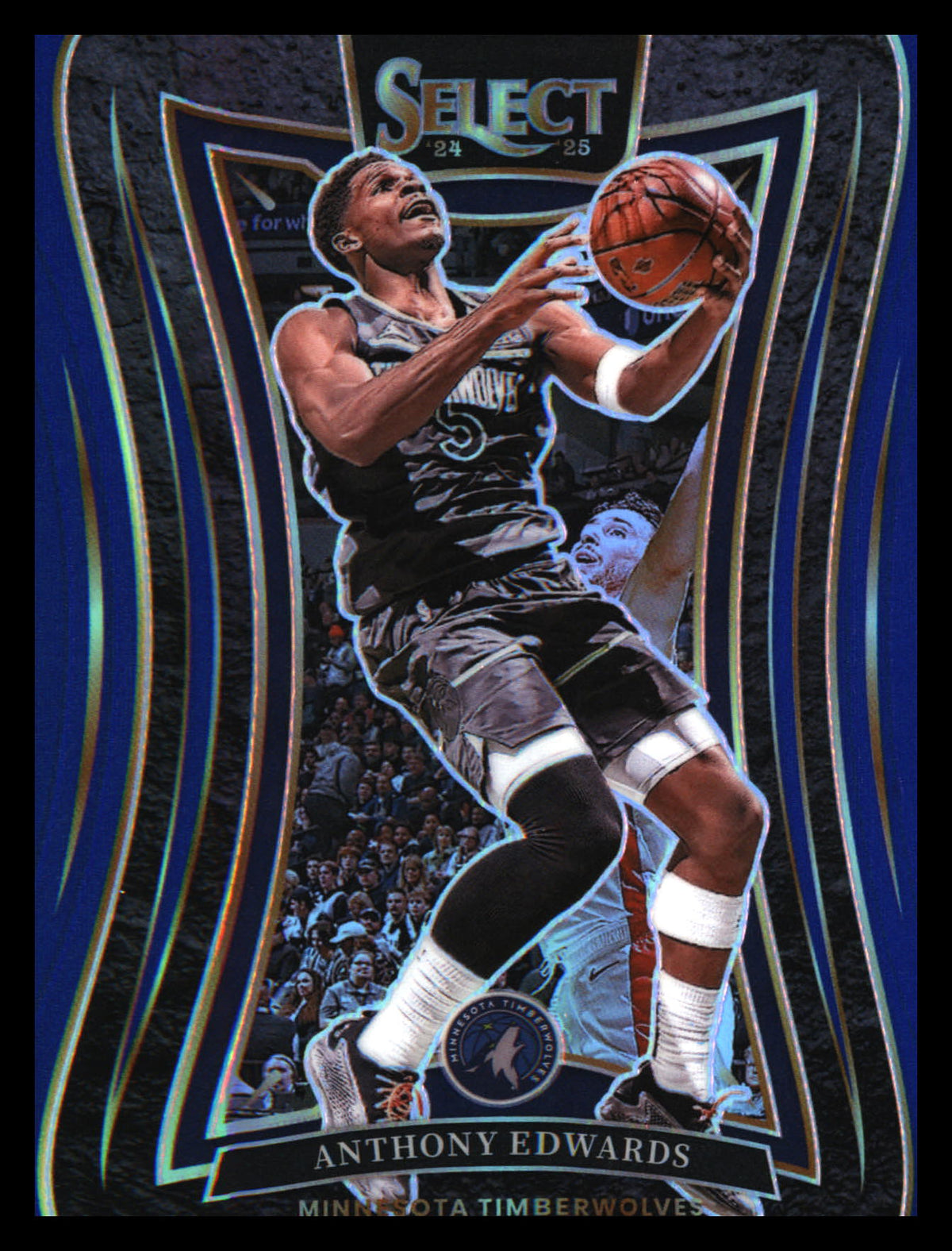 2024-25 Panini Select Blue Prizm #365 Anthony Edwards - Veteran Sports Cards FL