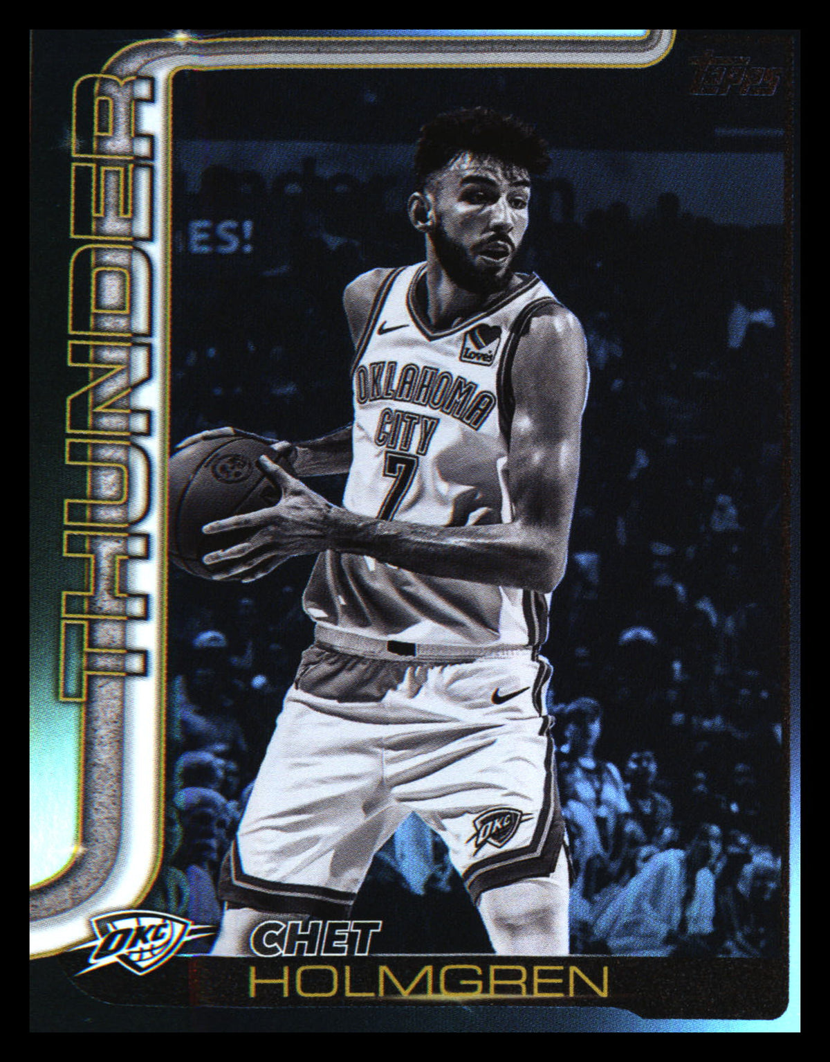 2025-26 Topps Blackout #118 Chet Holmgren - Veteran Sports Cards FL