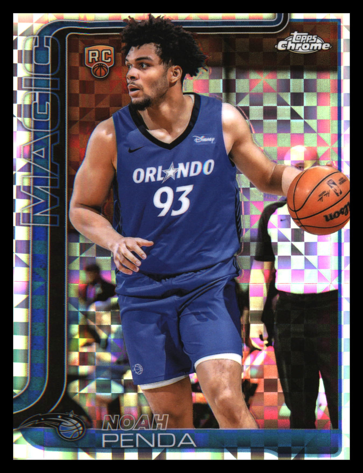 2025-26 Topps Chrome X-Fractor #282 Noah Penda Rookie Rookie - Veteran Sports Cards FL