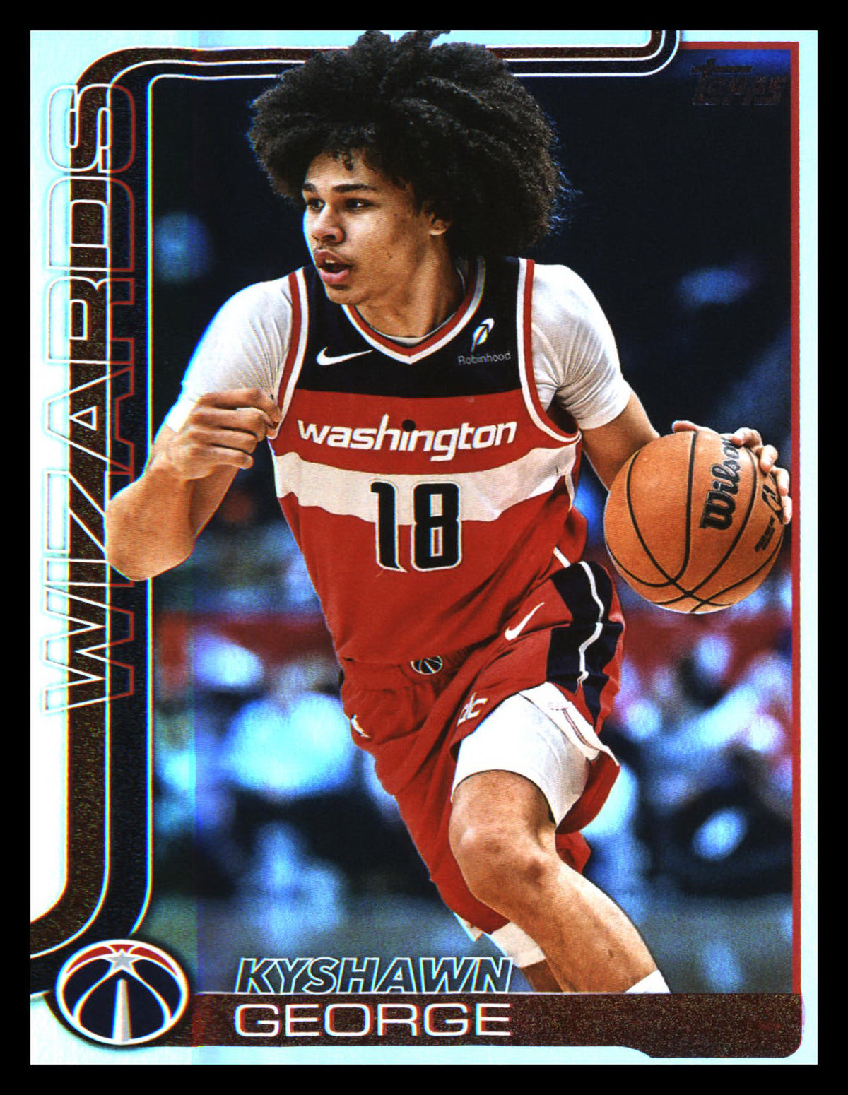 2025-26 Topps Holo Foil #98 Kyshawn George - Veteran Sports Cards FL