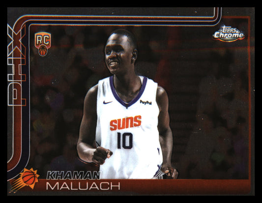 2025-26 Topps Chrome #260 Khaman Maluach Rookie Rookie - Veteran Sports Cards FL