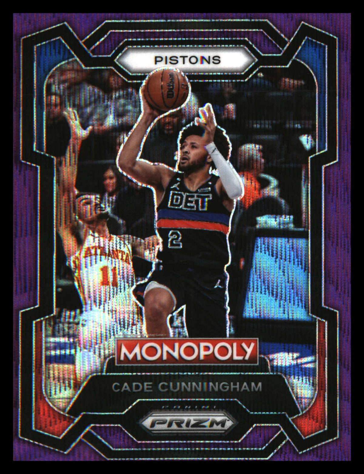 2023-24 Panini Prizm Monopoly Purple #25 Cade Cunningham - Veteran Sports Cards FL