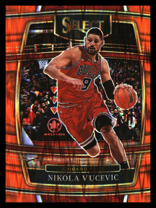 2021-22 Panini Select Orange Flash Prizms #92 Nikola Vucevic - Veteran Sports Cards FL