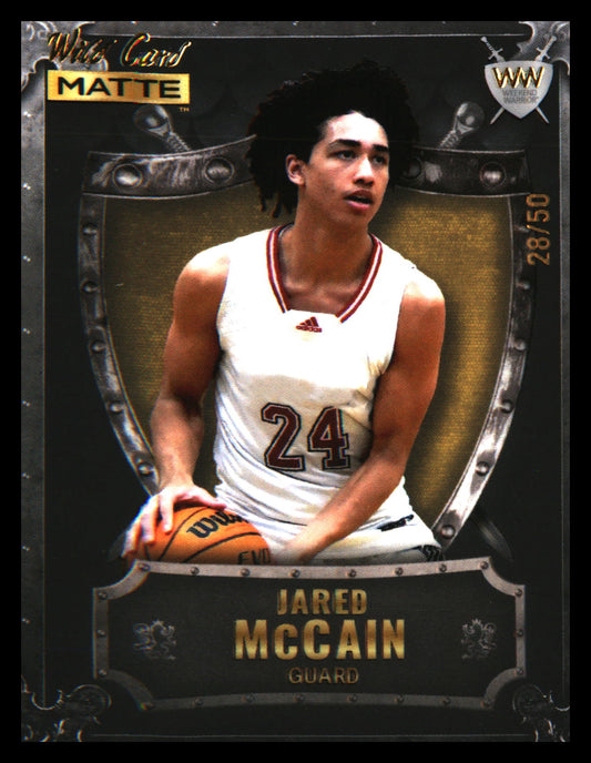 2022 WC Matte Weekend Warrior Silver/Black/Gold #WW-50 Jared McCain /50 - Veteran Sports Cards FL