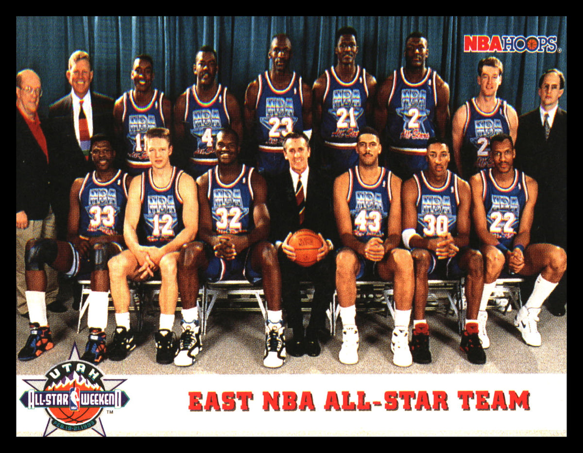 1993-94 Hoops #281 East NBA All-Star Team - Veteran Sports Cards FL