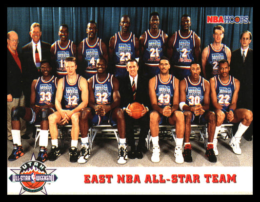 1993-94 Hoops #281 East NBA All-Star Team - Veteran Sports Cards FL