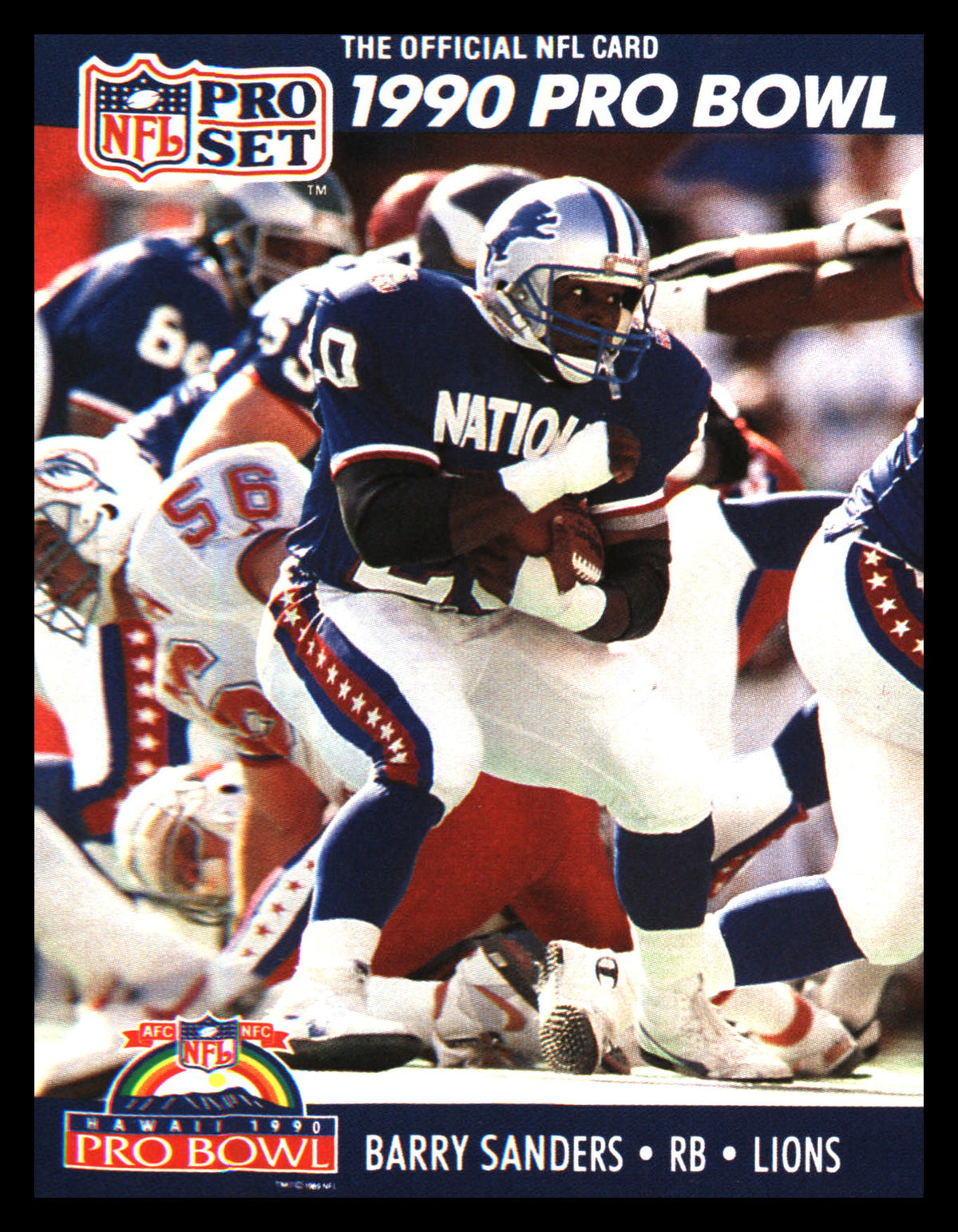 1990 Pro Set #413 Barry Sanders - Veteran Sports Cards FL