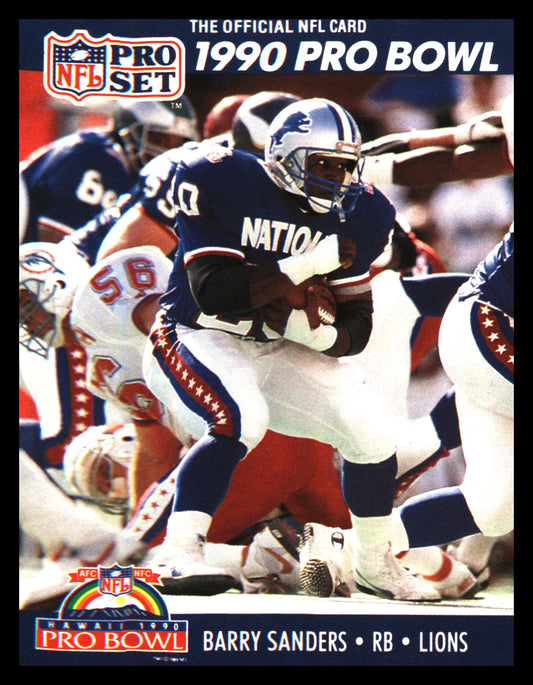 1990 Pro Set #413 Barry Sanders - Veteran Sports Cards FL