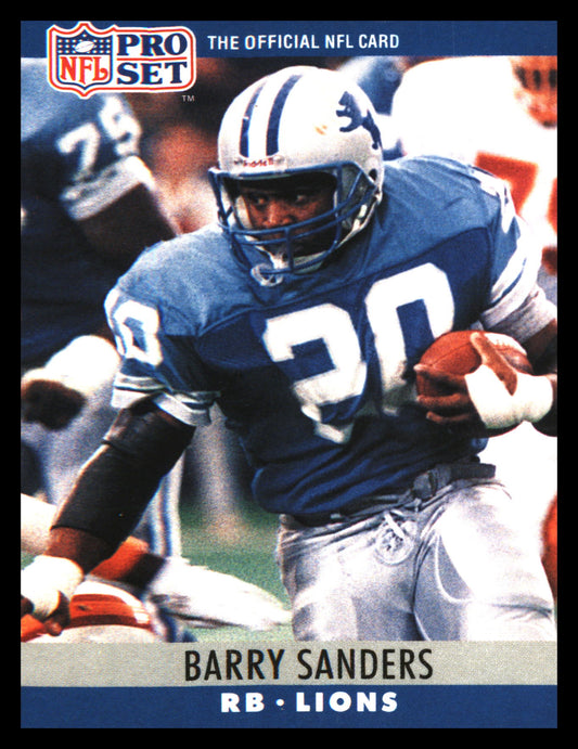 1990 Pro Set FACT Cincinnati #102 Barry Sanders - Veteran Sports Cards FL