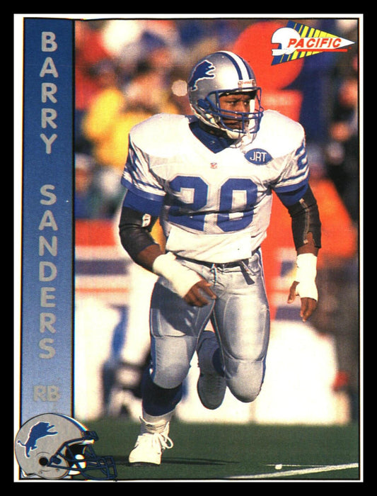 1992 Pacific #417 Barry Sanders - Veteran Sports Cards FL
