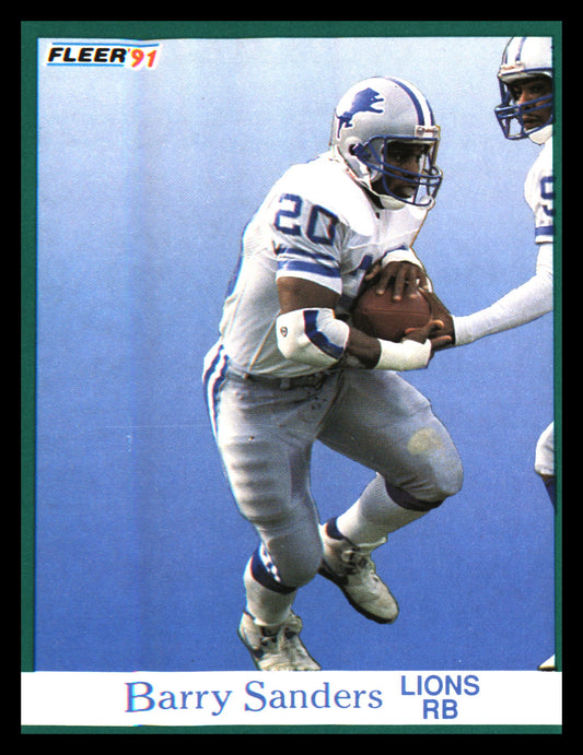 1991 Fleer #247 Barry Sanders - Veteran Sports Cards FL