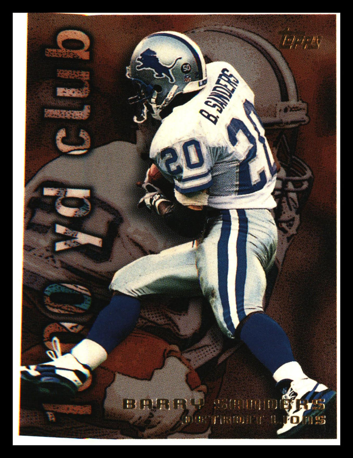 1995 Topps Carolina Panthers #1 Barry Sanders - Veteran Sports Cards FL