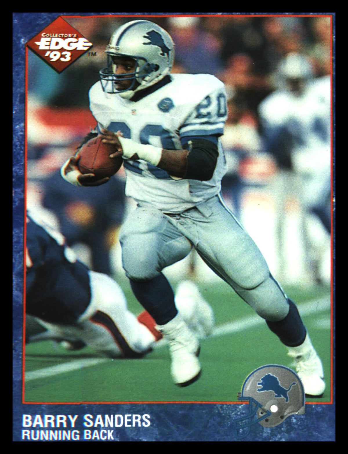 1993 Collector's Edge #64 Barry Sanders SN #/100000 - Veteran Sports Cards FL
