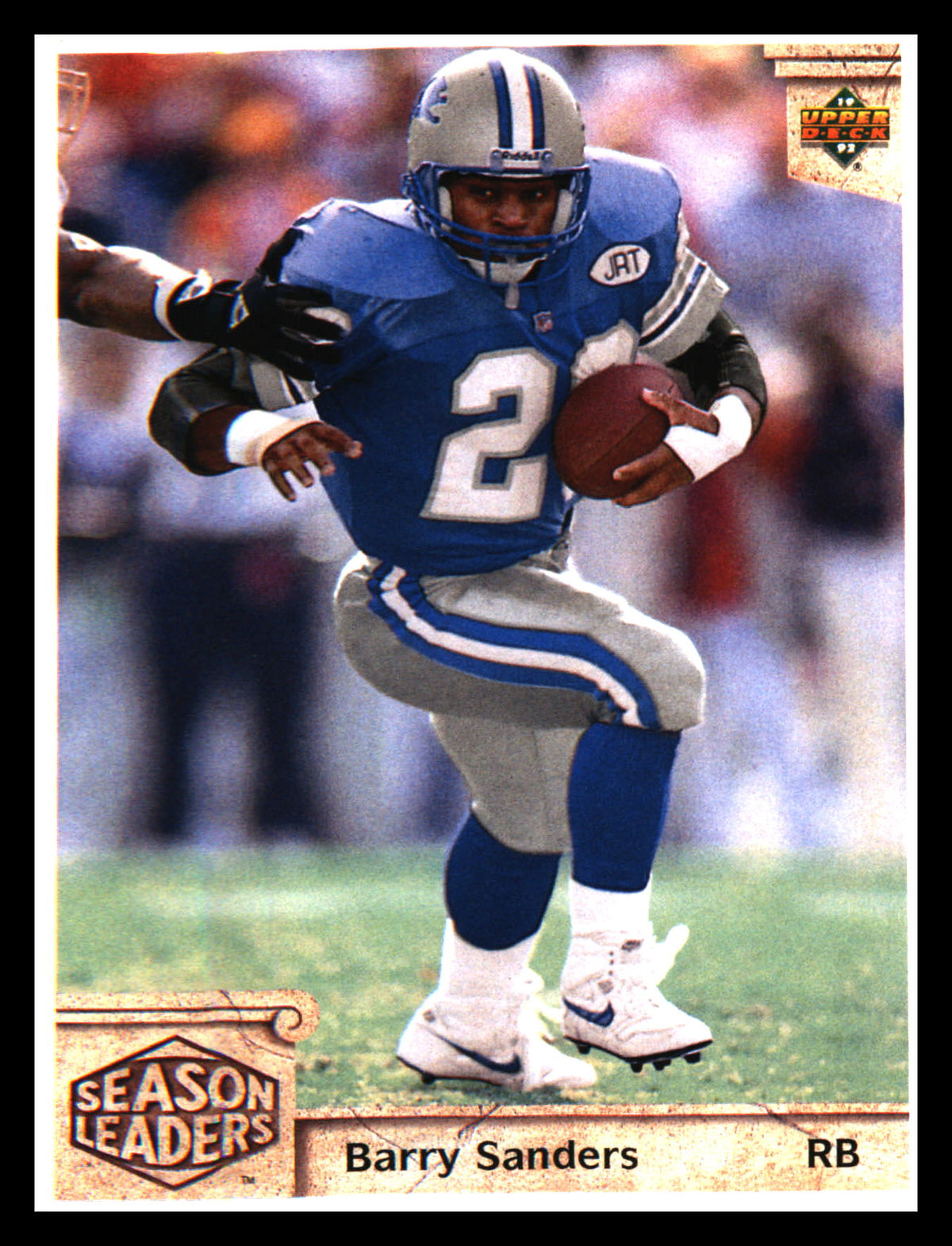 1992 Upper Deck #306 Barry Sanders - Veteran Sports Cards FL