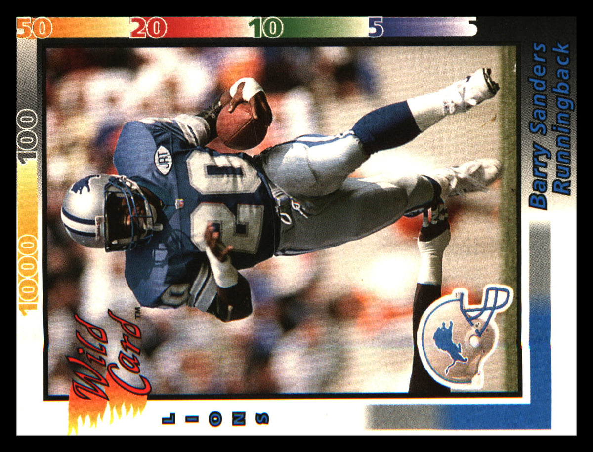 1992 Wild Card #108 Barry Sanders - Veteran Sports Cards FL