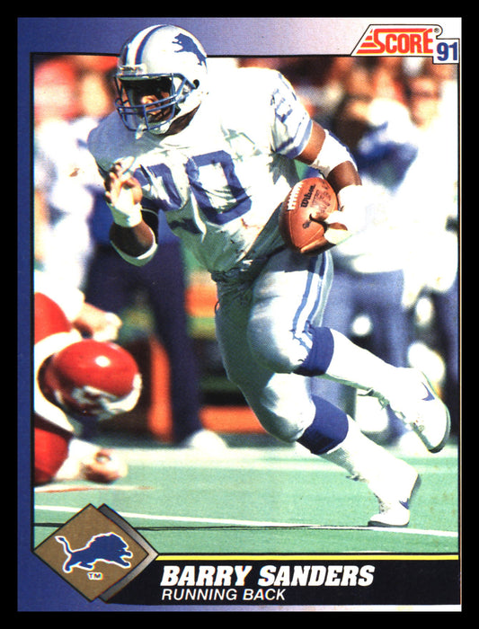 1991 Score #20 Barry Sanders - Veteran Sports Cards FL