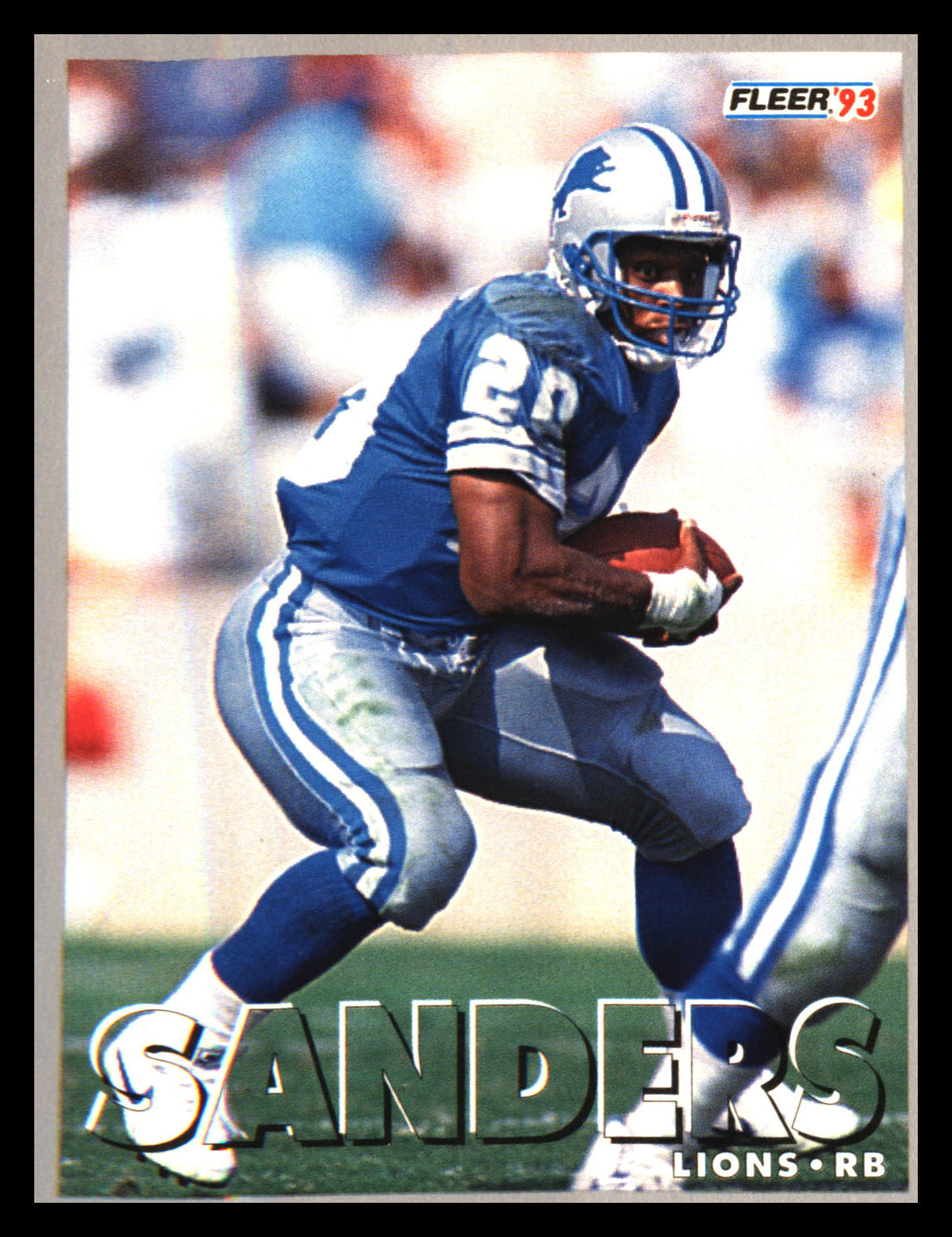 1993 Fleer #213 Barry Sanders - Veteran Sports Cards FL