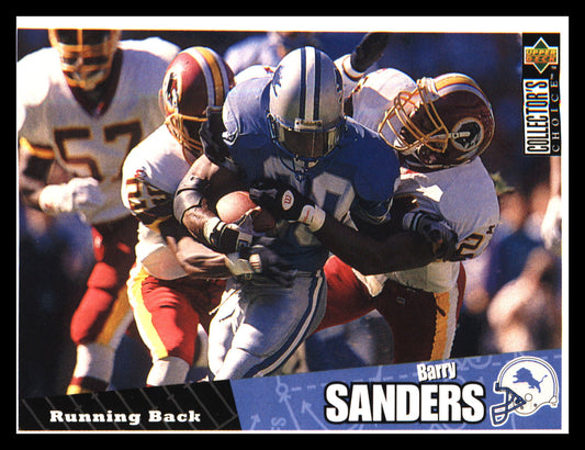 1996 Collector's Choice #88 Barry Sanders - Veteran Sports Cards FL