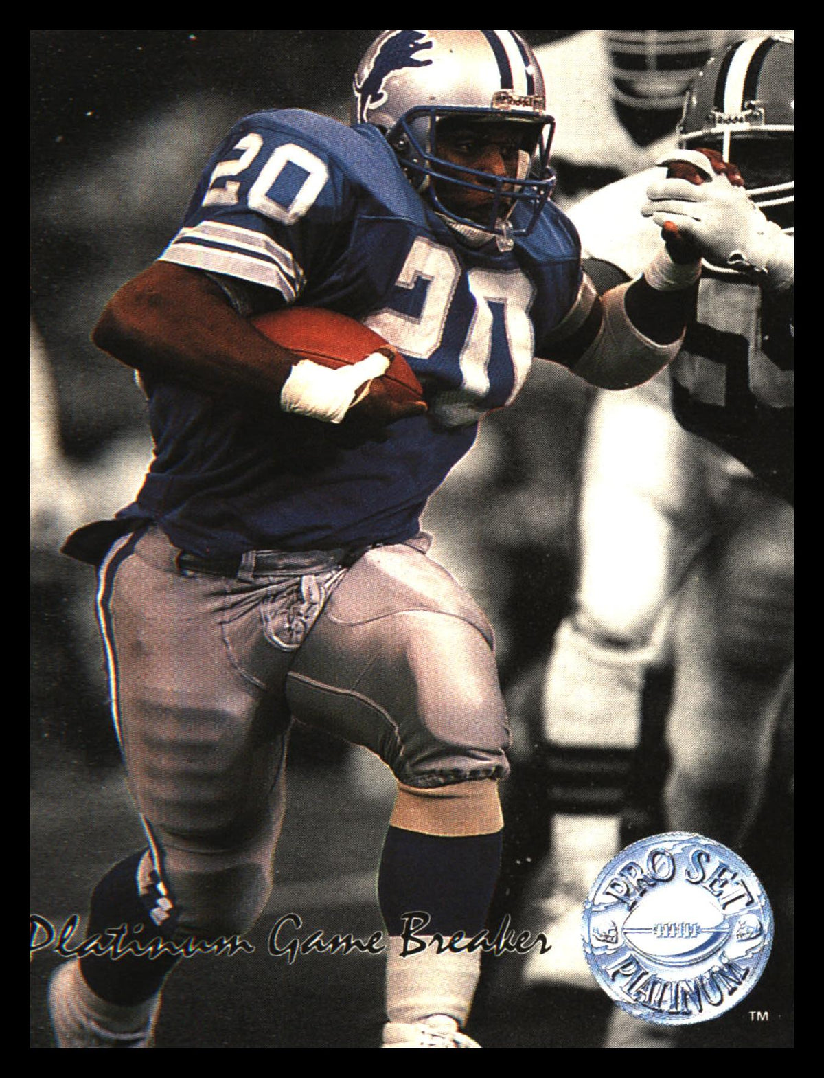 1991 Pro Set Platinum Platinum PC #PC8 Barry Sanders - Veteran Sports Cards FL