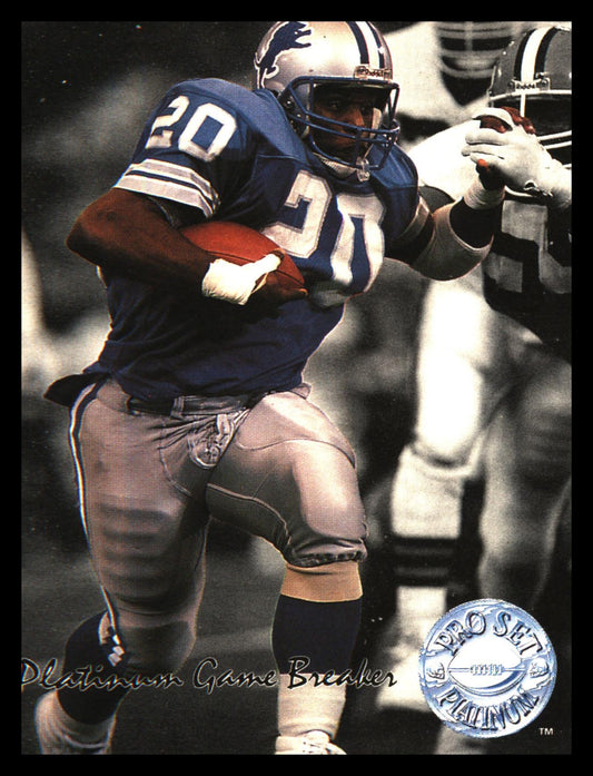 1991 Pro Set Platinum Platinum PC #PC8 Barry Sanders - Veteran Sports Cards FL