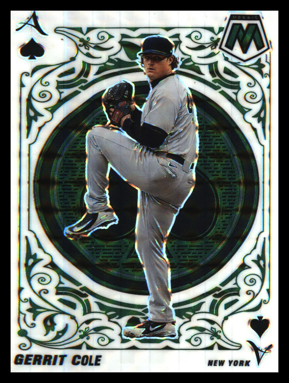2022 Panini Mosaic Aces Green Mosaic #A-3 Gerrit Cole - Veteran Sports Cards FL