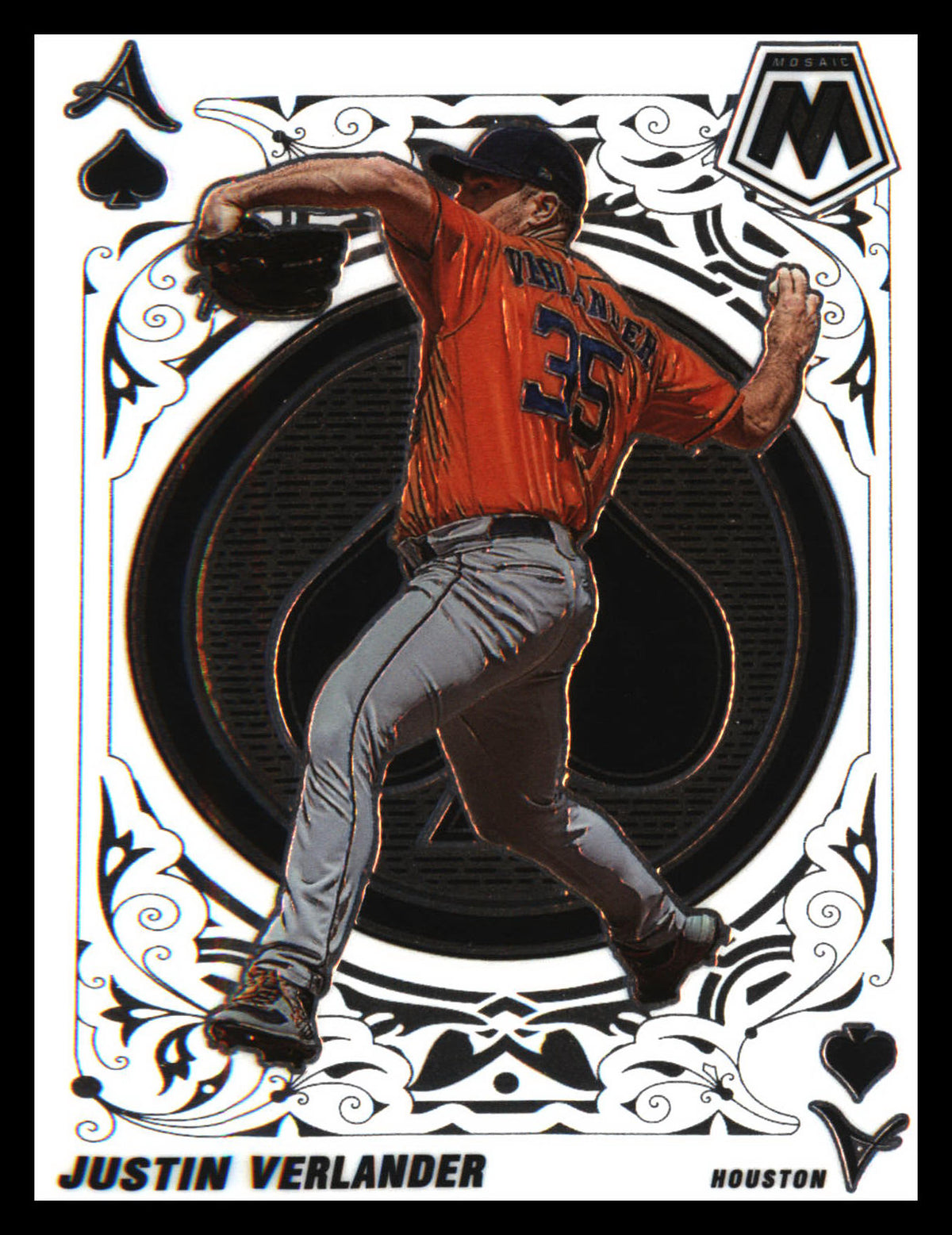 2022 Panini Mosaic Aces #A-7 Justin Verlander - Veteran Sports Cards FL