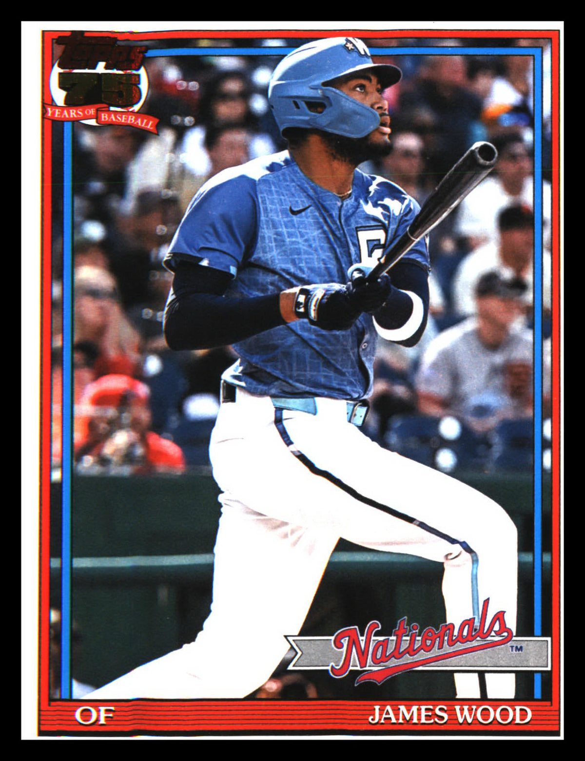 2026 Topps 1991 Topps Baseball 35th Anniversary (Series One) #T91-16 James Wood - Veteran Sports Cards FL