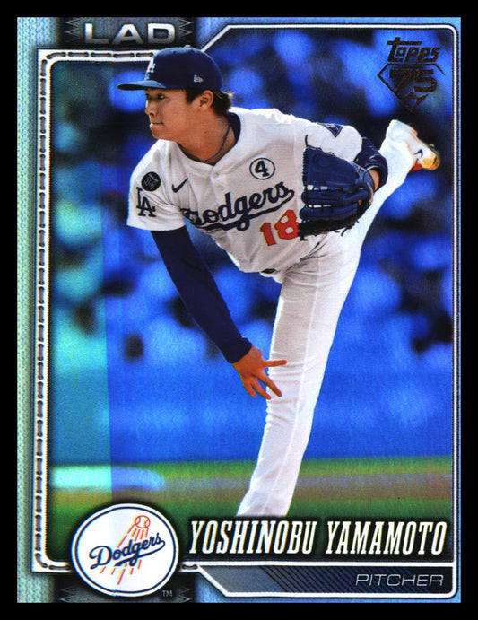 2026 Topps Rainbow Foil #90 Yoshinobu Yamamoto - Veteran Sports Cards FL