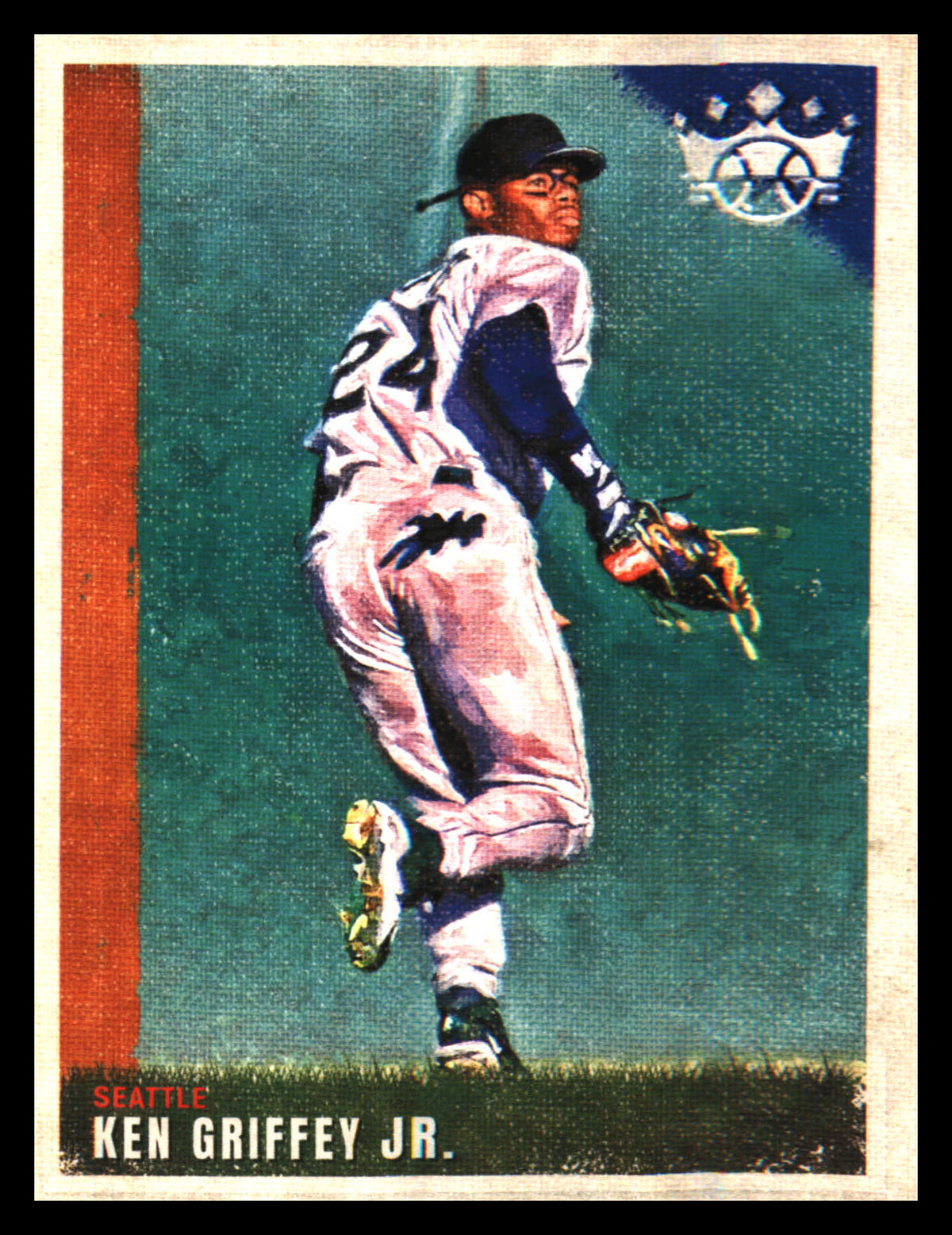 2022 Panini Diamond Kings Framed Gray #67 Ken Griffey Jr.