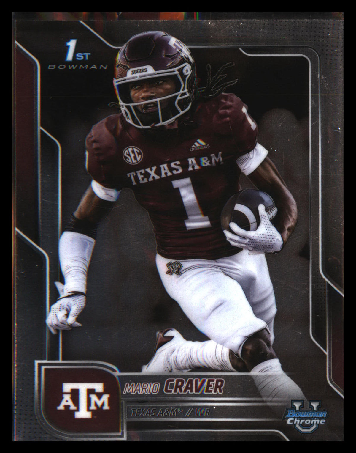 2025 Bowman University Chrome #165 Mario Craver - Veteran Sports Cards FL