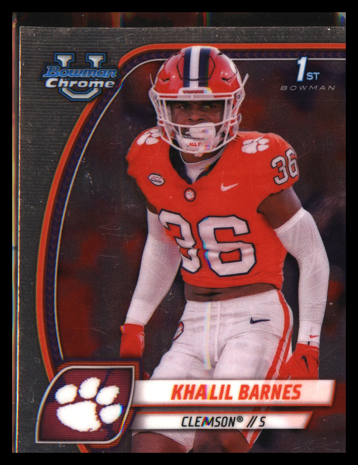 2024 Bowman University Chrome #114 Khalil Barnes - Veteran Sports Cards FL