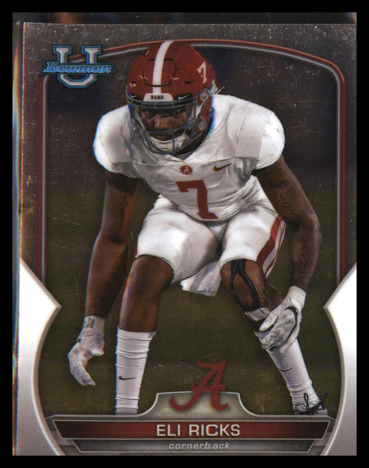 2022 Bowman University Chrome #28 Eli Ricks - Veteran Sports Cards FL