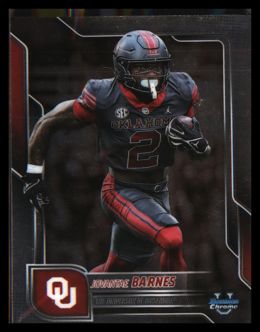 2025 Bowman University Chrome #200 Jovantae Barnes - Veteran Sports Cards FL