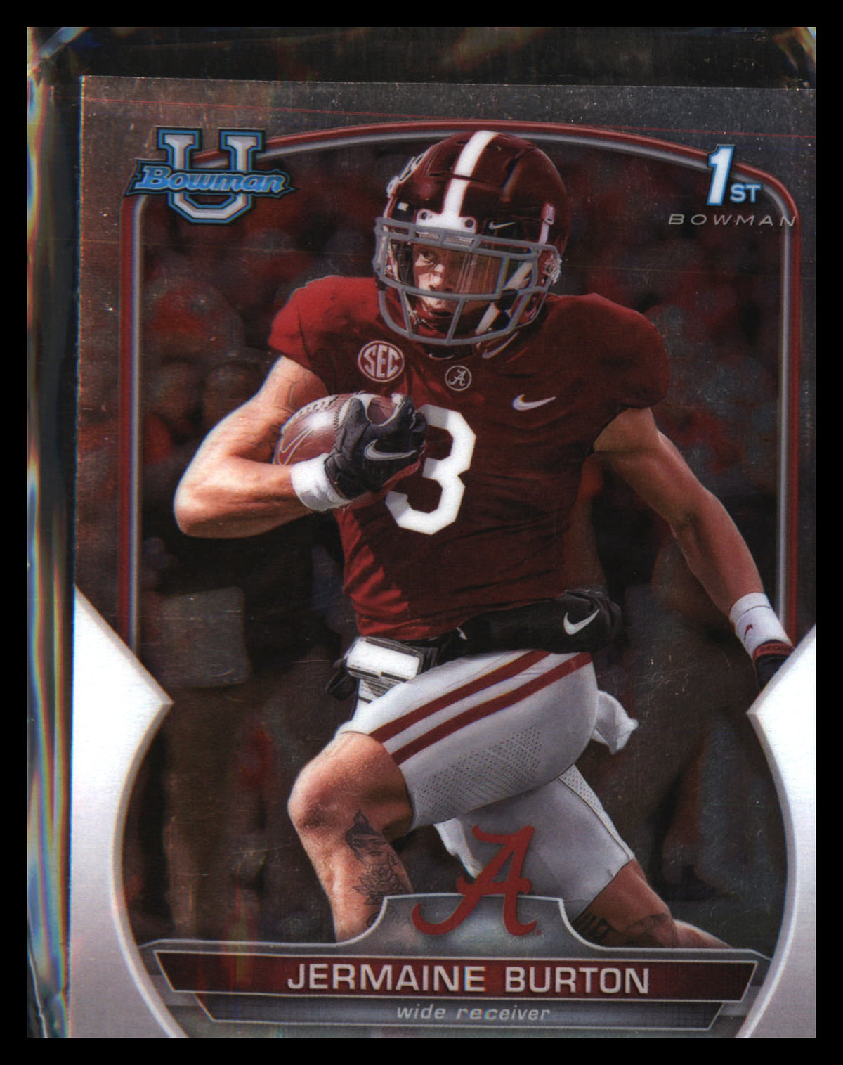 2022 Bowman University Chrome #62 Jermaine Burton - Veteran Sports Cards FL