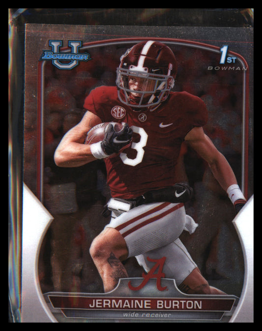 2022 Bowman University Chrome #62 Jermaine Burton - Veteran Sports Cards FL