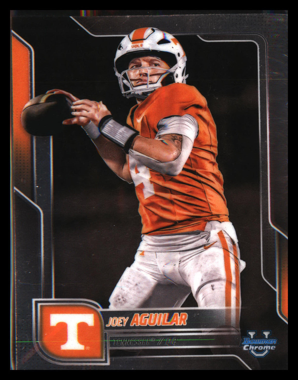 2025 Bowman University Chrome #192 Joey Aguilar - Veteran Sports Cards FL