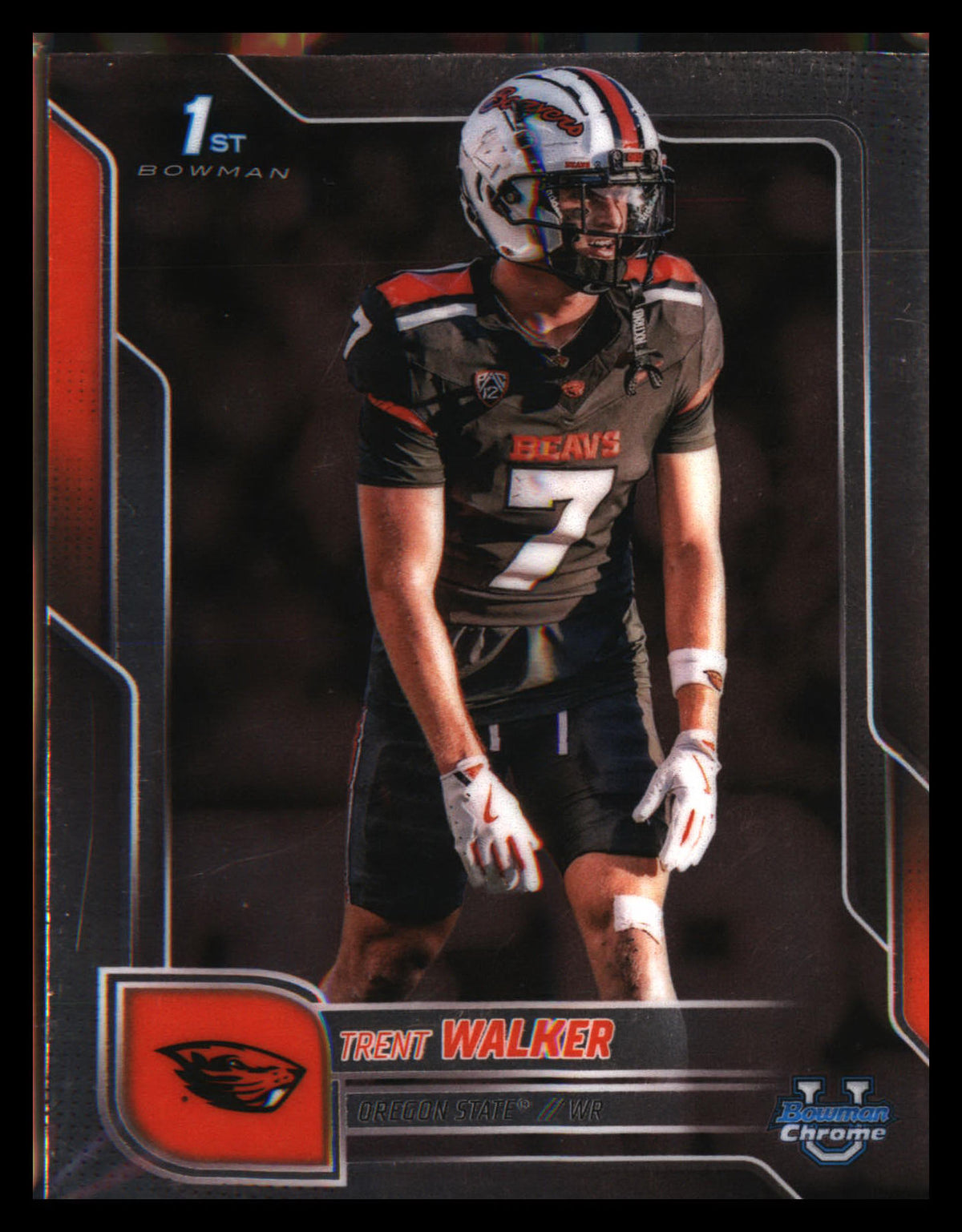 2025 Bowman University Chrome #54 Trent Walker - Veteran Sports Cards FL
