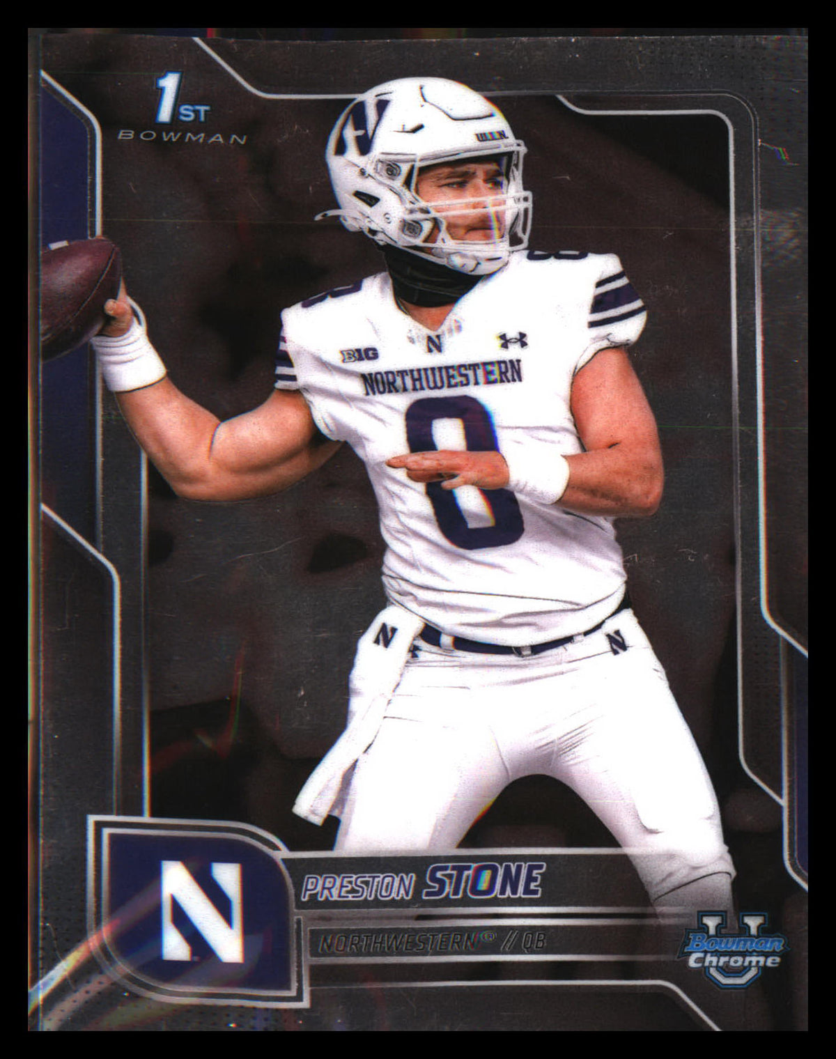 2025 Bowman University Chrome #198 Preston Stone - Veteran Sports Cards FL