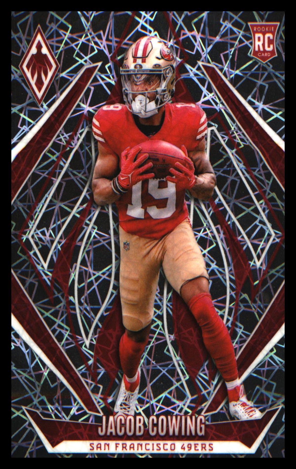 2024 Panini Phoenix Lazer #186 Jacob Cowing Rookie Rookie - Veteran Sports Cards FL