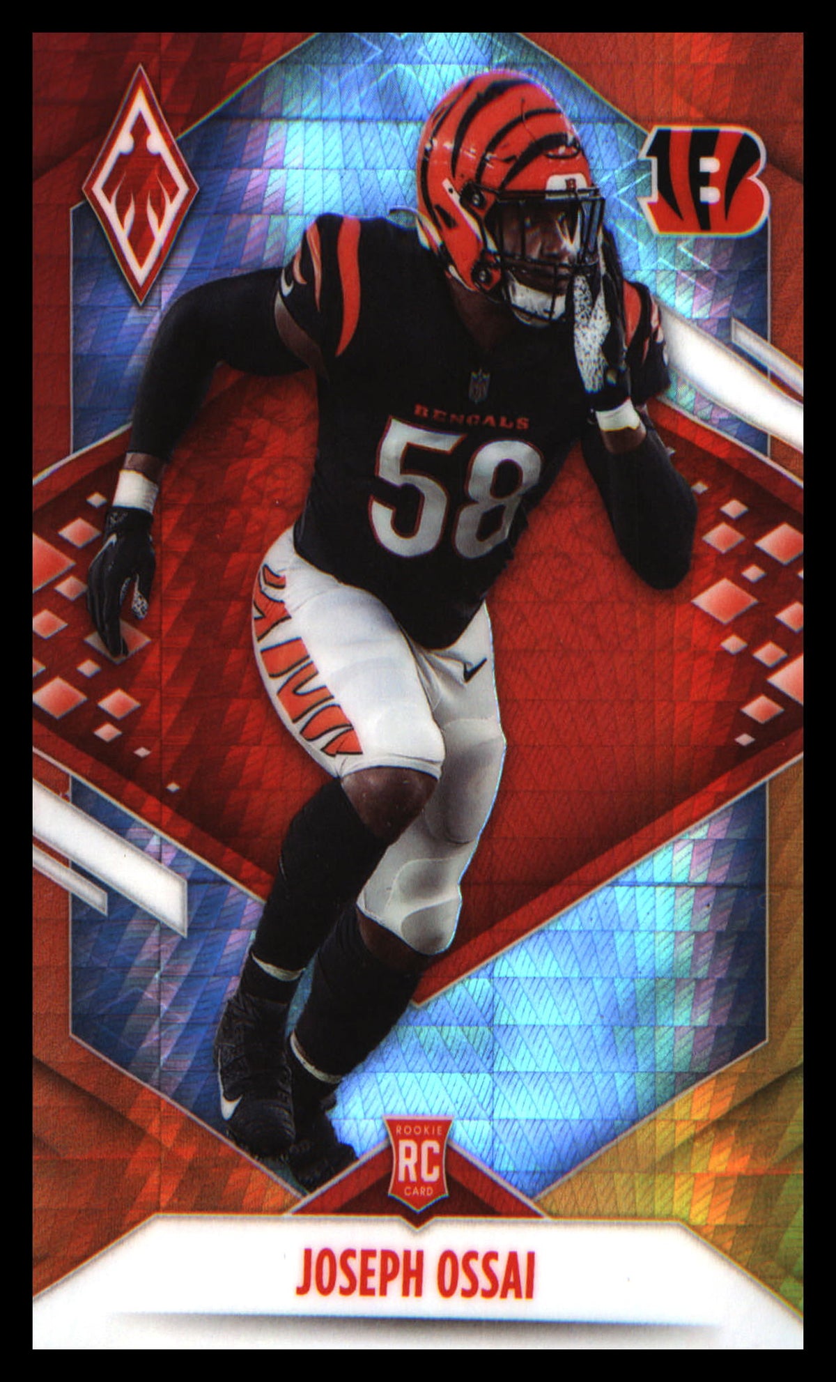 2021 Panini Phoenix Color Burst #170 Joseph Ossai Rookie Rookie - Veteran Sports Cards FL