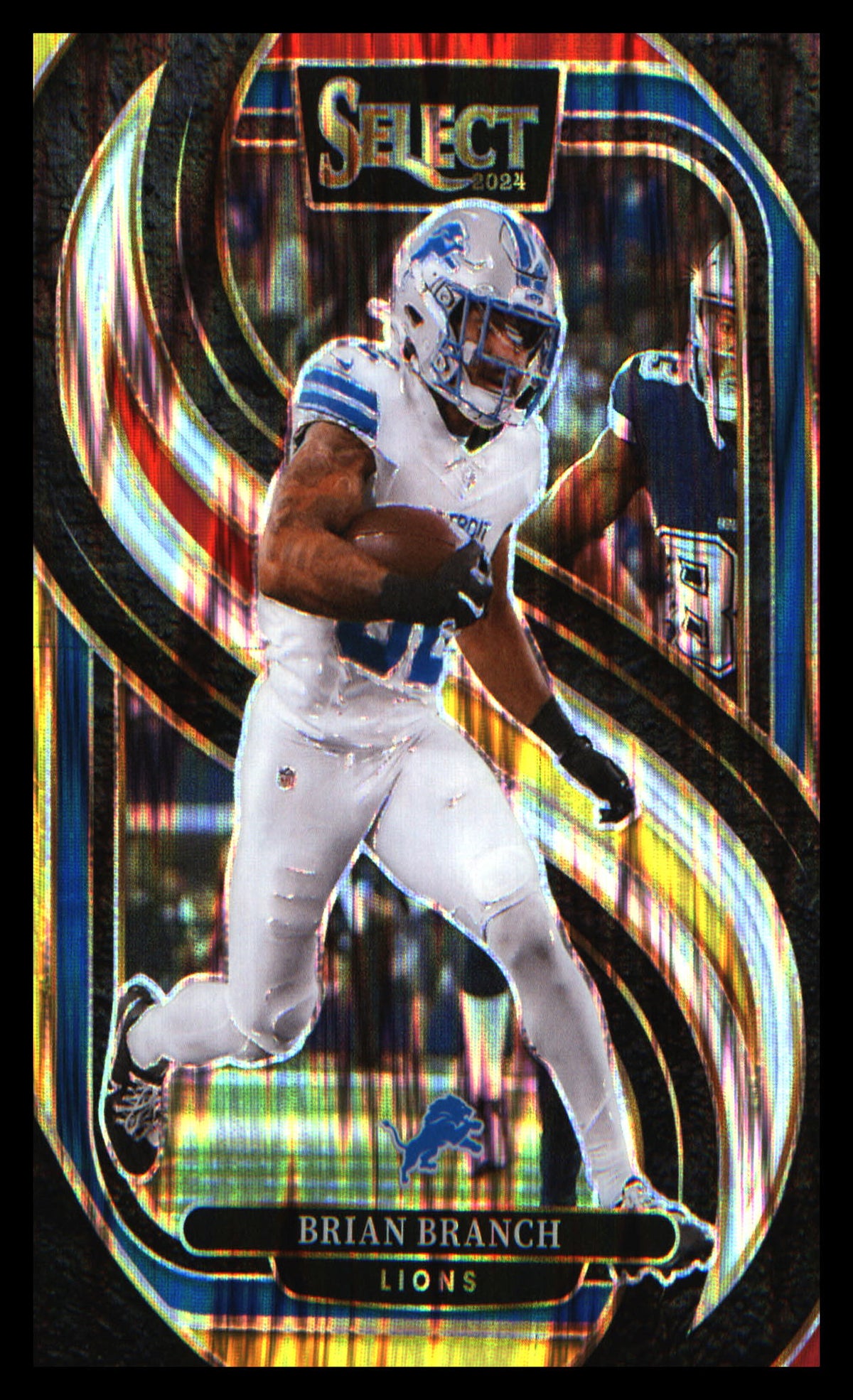 2024 Panini Select Red & Yellow Prizm Shock #129 Brian Branch - Veteran Sports Cards FL
