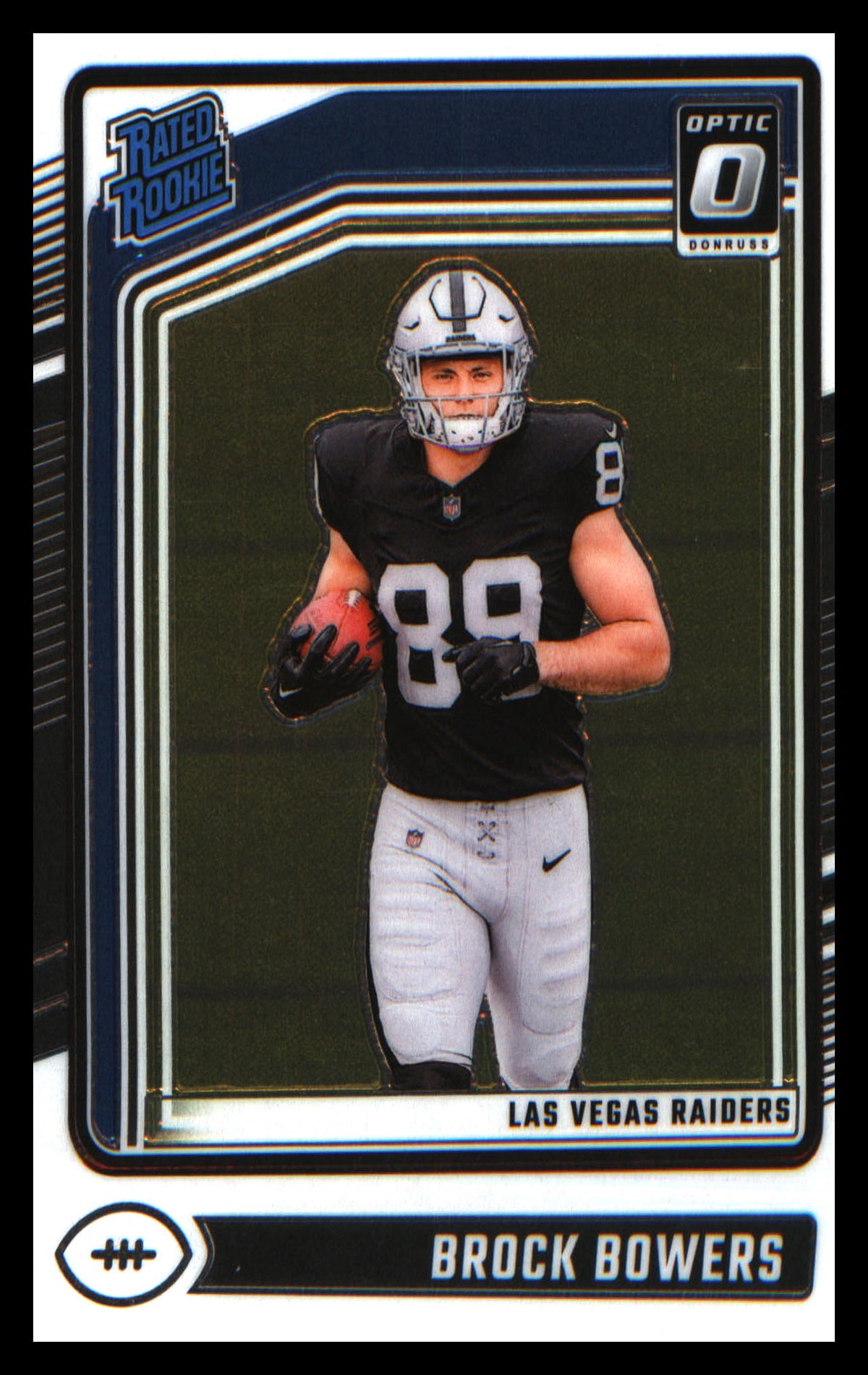 2024 Donruss Optic #215 Brock Bowers Rookie Rookie - Veteran Sports Cards FL