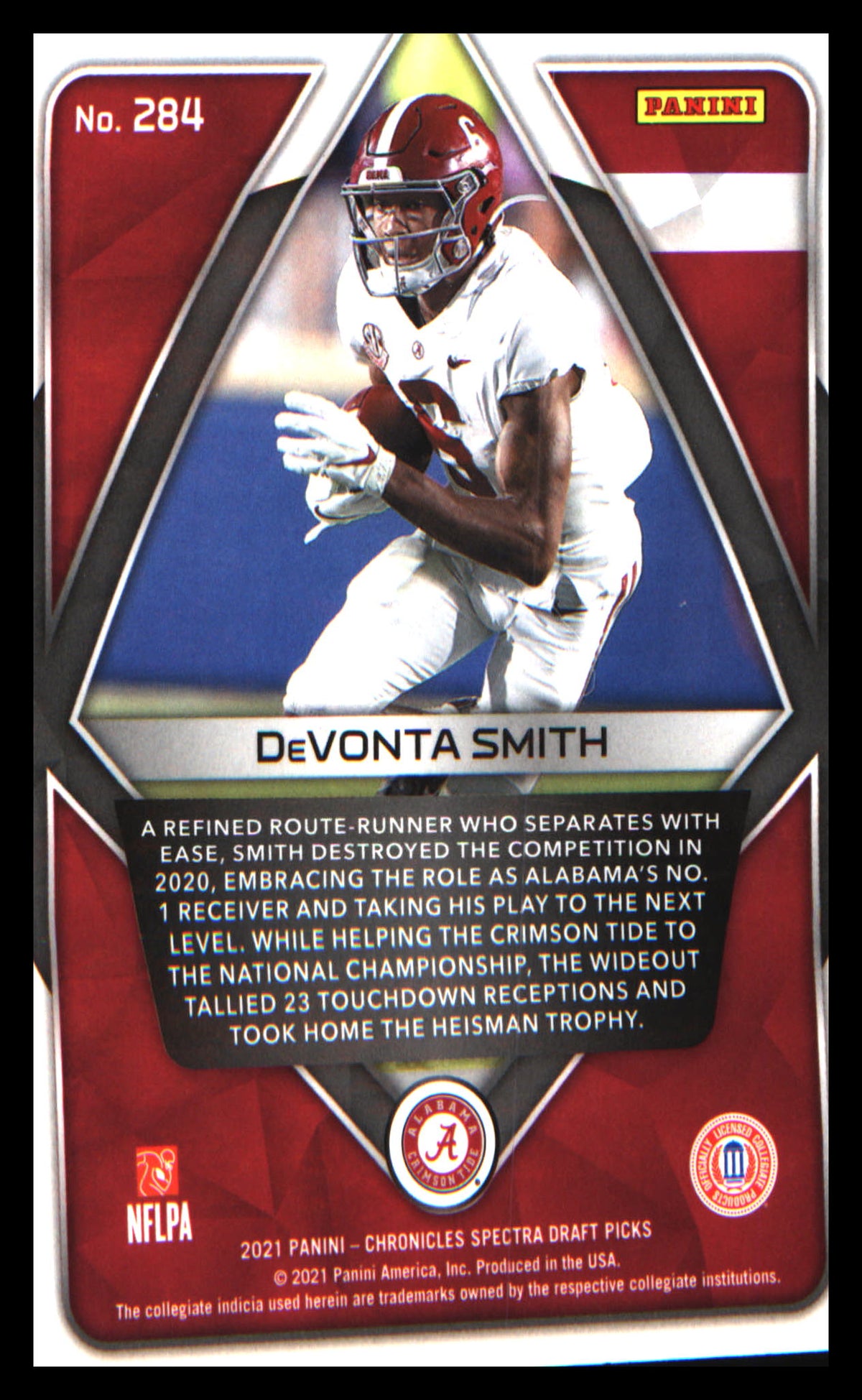 2021 Panini Chronicles Draft Picks #284 DeVonta Smith - Veteran Sports Cards FL