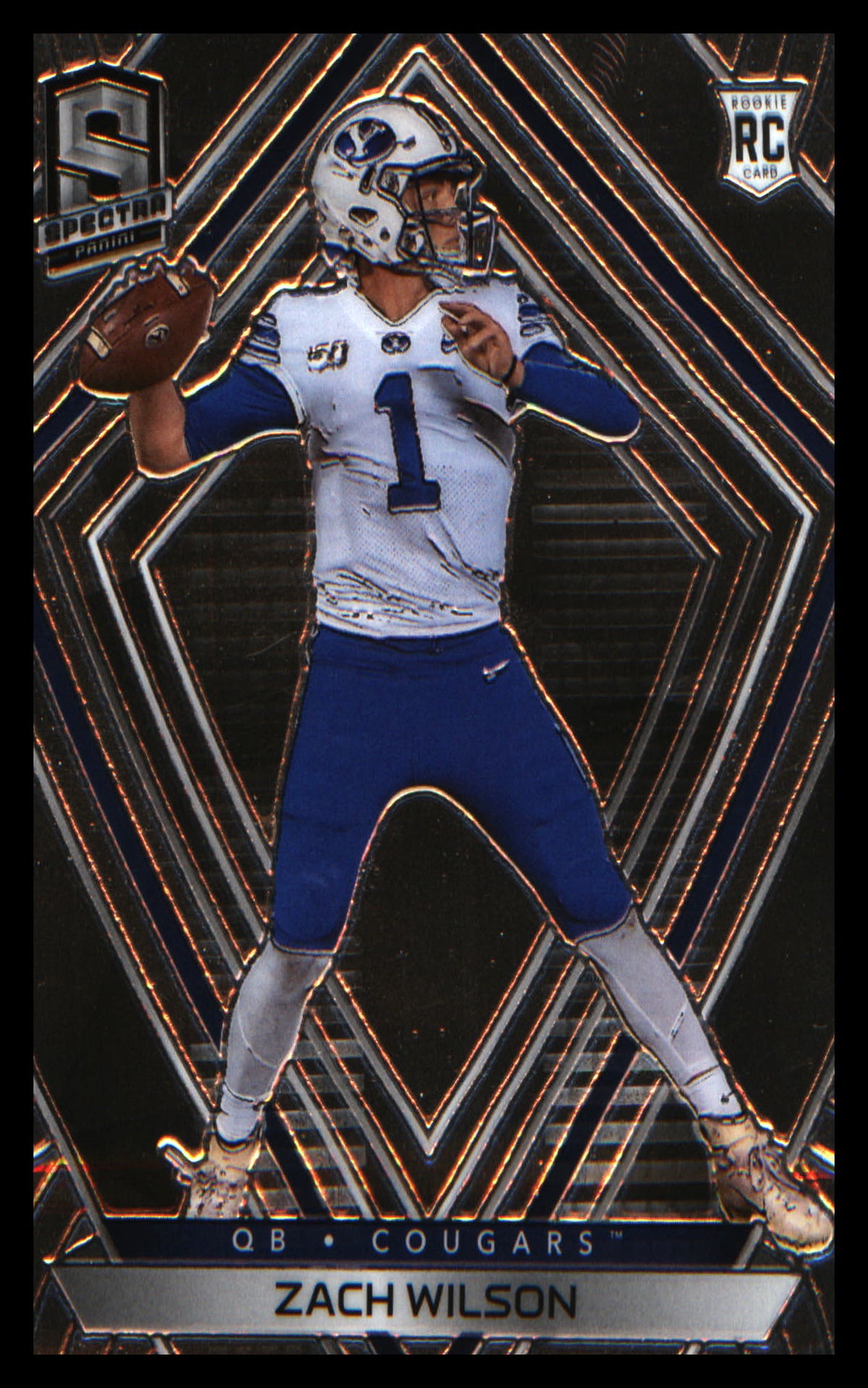 2021 Panini Chronicles Draft Picks #282 Zach Wilson - Veteran Sports Cards FL