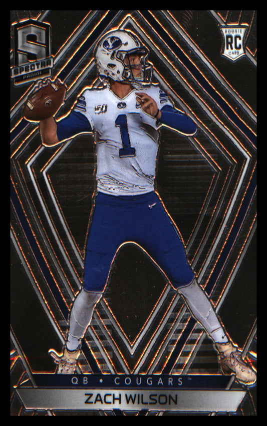 2021 Panini Chronicles Draft Picks #282 Zach Wilson - Veteran Sports Cards FL